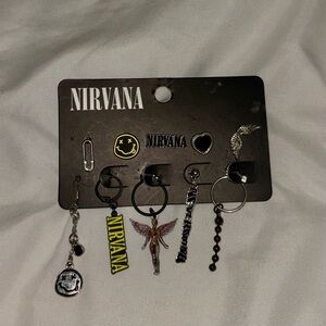 Nirvana Smiley Mismatch Earrings